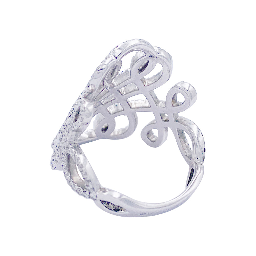Messika ring, "Promess", white gold, diamonds.