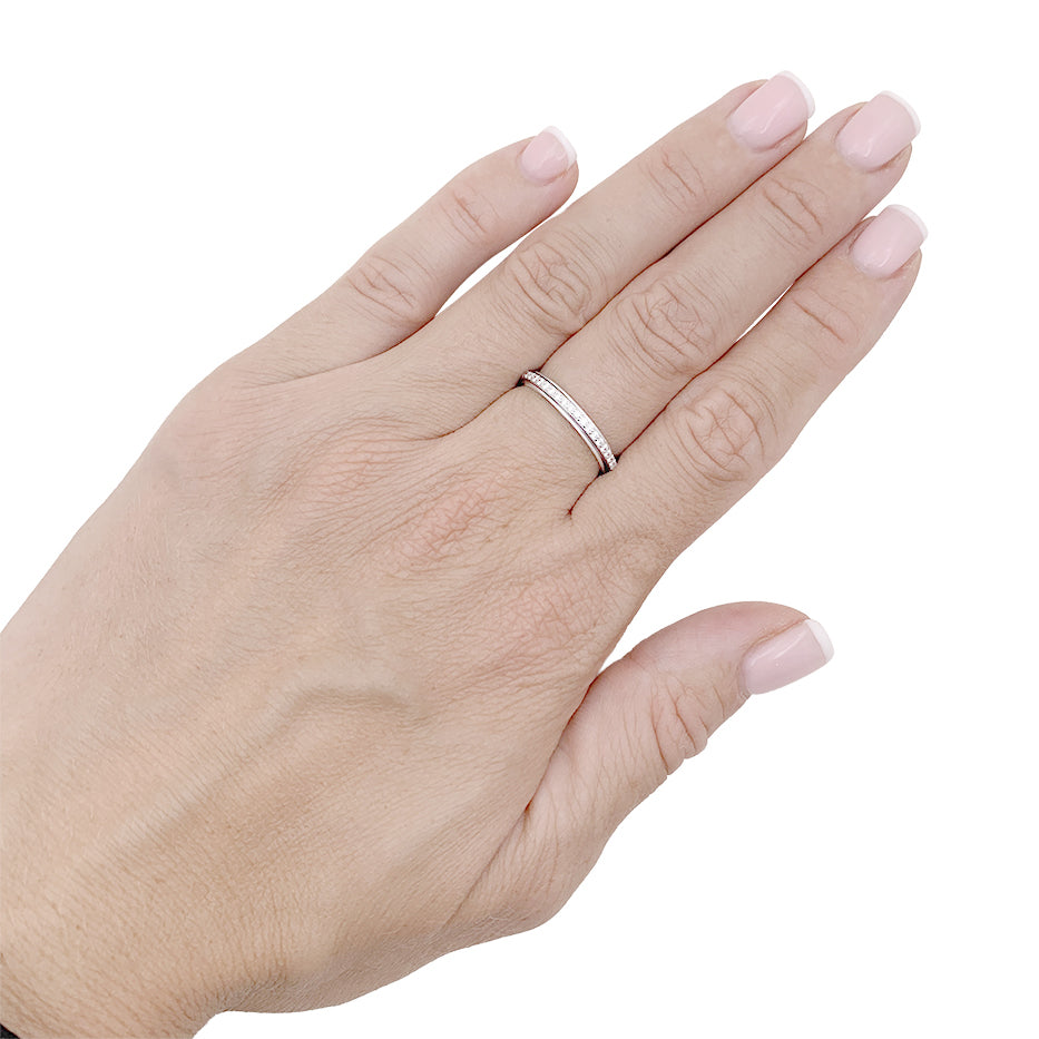 Piaget "Possession" ring in white gold and diamonds.