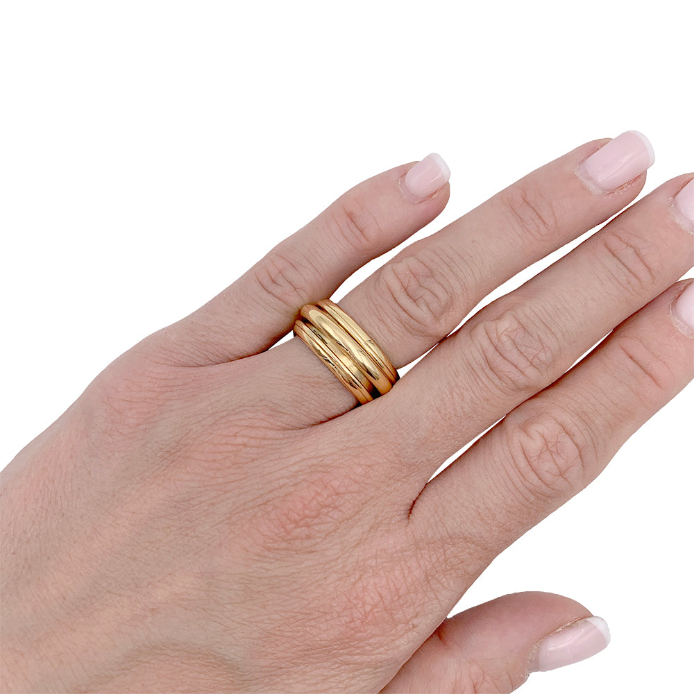 Bague Piaget, "Possession", or jaune.