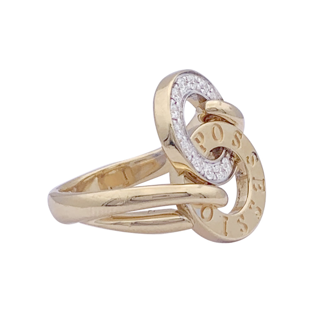 Bague Piaget "Possession" or jaune, diamants.
