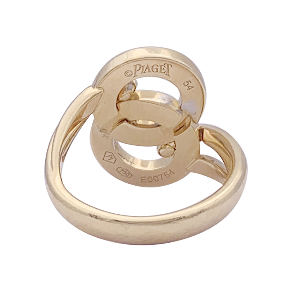 Piaget "Possession" ring in yellow gold and diamonds.