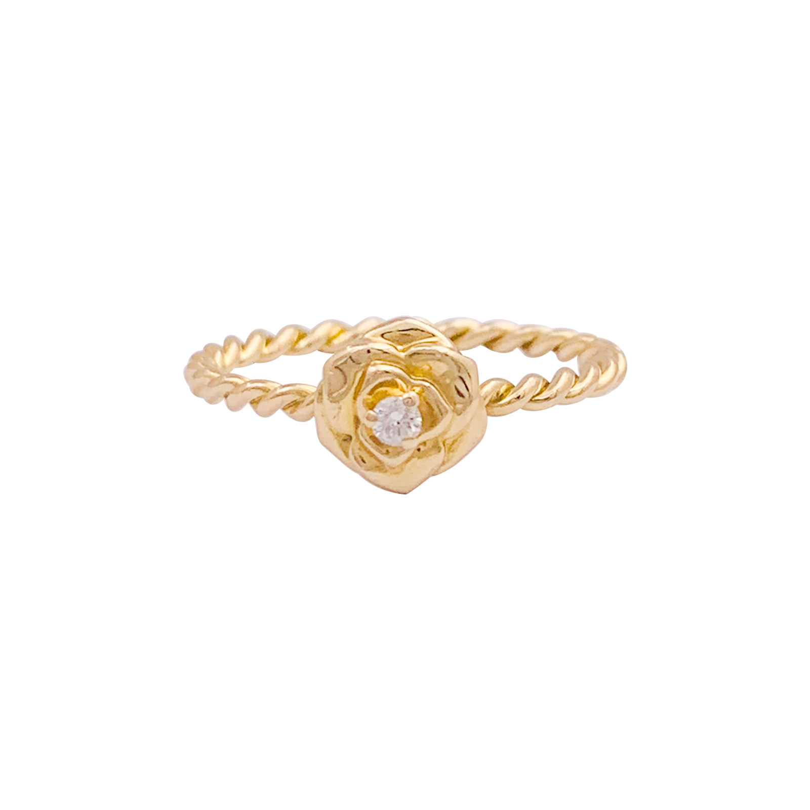 Bague Piaget, "Rose Piaget", or jaune, diamants.