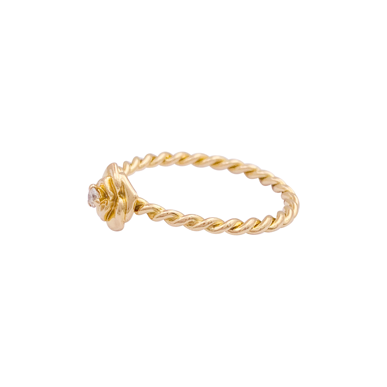 Piaget ring, "Rose Piaget", yellow gold, diamonds.