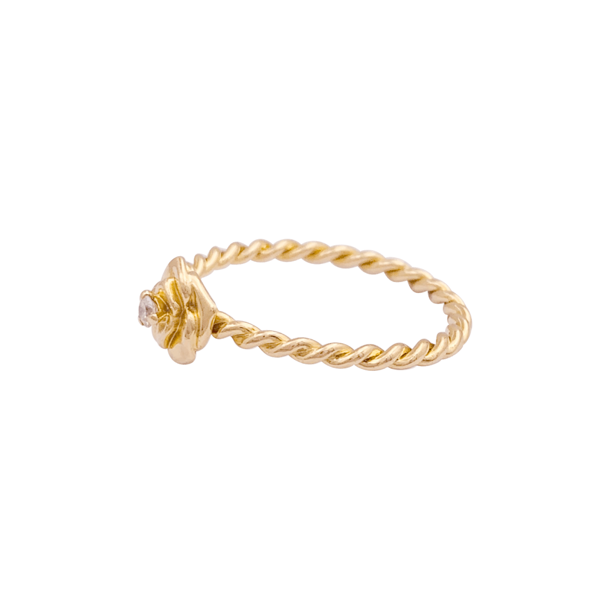 Bague Piaget, "Rose Piaget", or jaune, diamants. - Maison Eloe