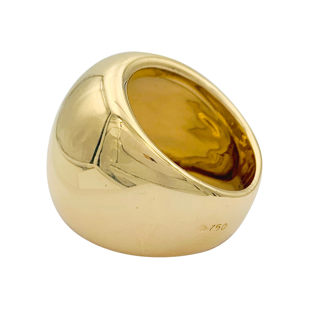 Bague Poiray jonc, or jaune.