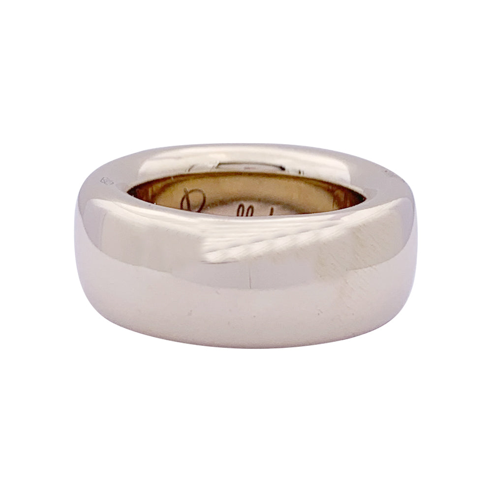 Bague Pomellato, "Iconica Medium", or blanc naturel.