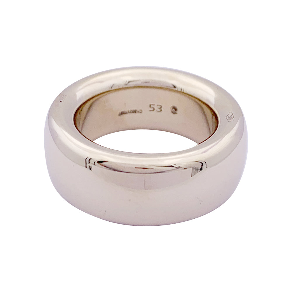 Pomellato ring, "Iconica Medium", natural white gold.