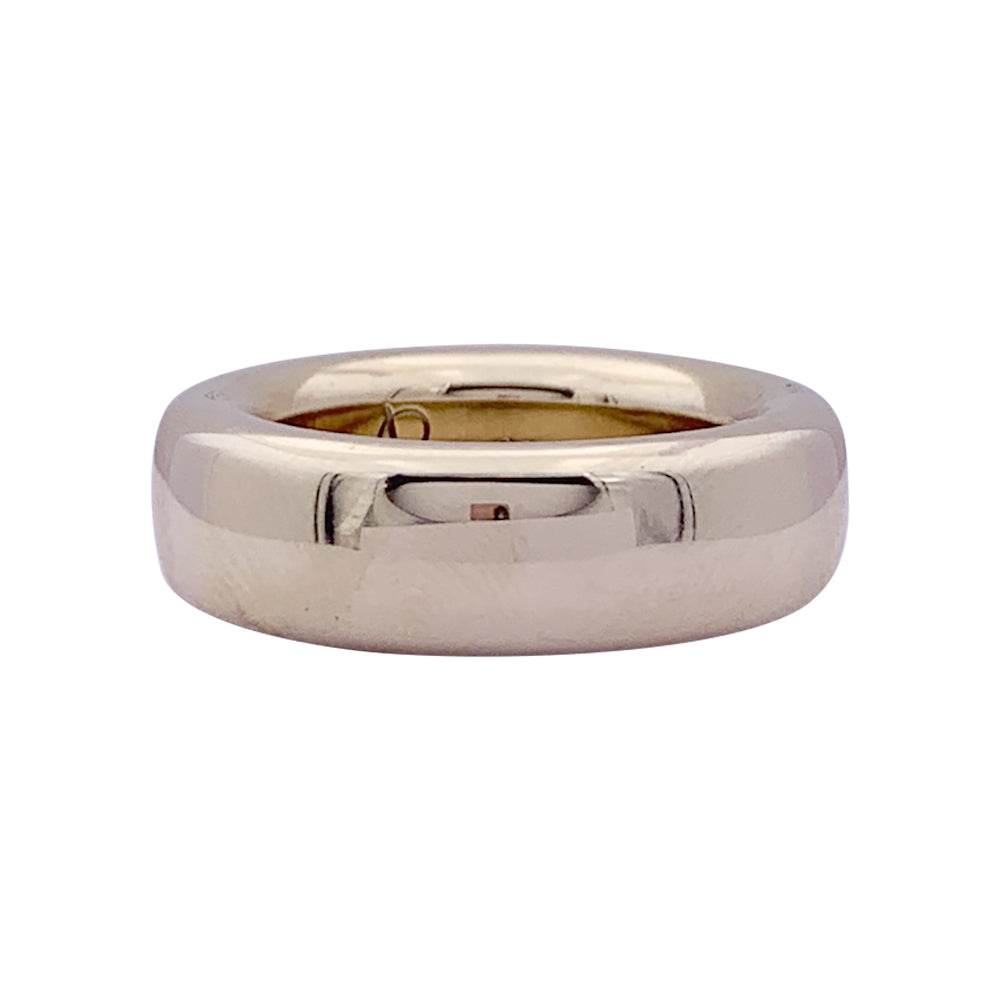 Bague Pomellato, "Iconica Slim", or blanc naturel.