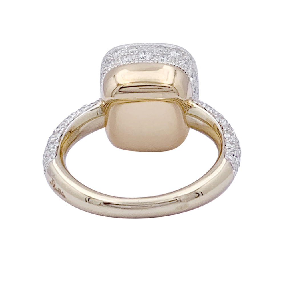 Pomellato "Nudo Assoluto" ring in pink gold, diamonds.