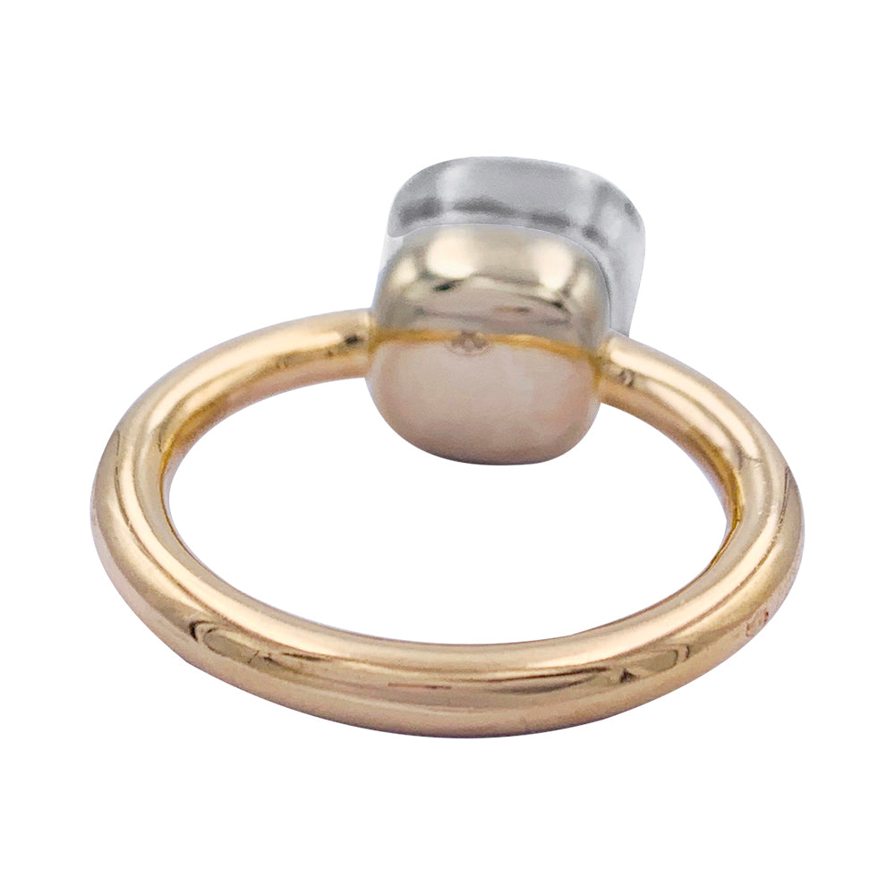 Pomellato ring, "Nudo Classique", pink and white gold, topaz.