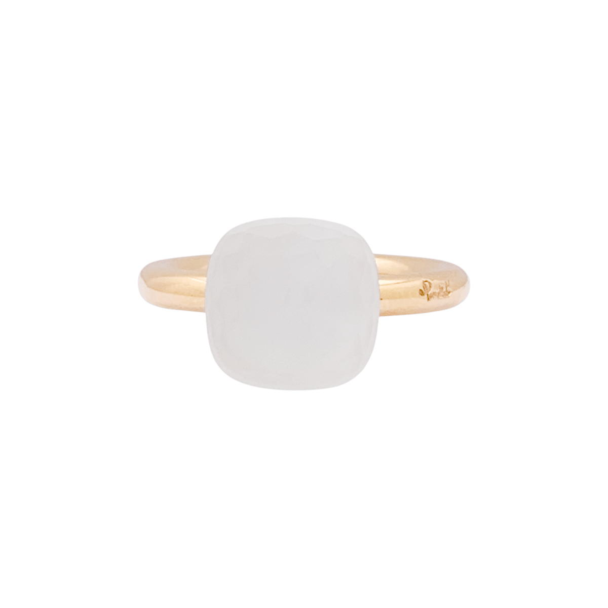 Bague Pomellato, "Nudo Gelé", deux ors, topaze blanche. - Maison Eloe