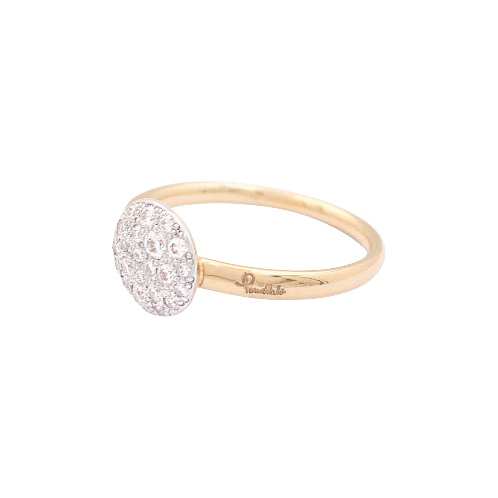 Pomellato "Sabbia" gold ring, diamonds.