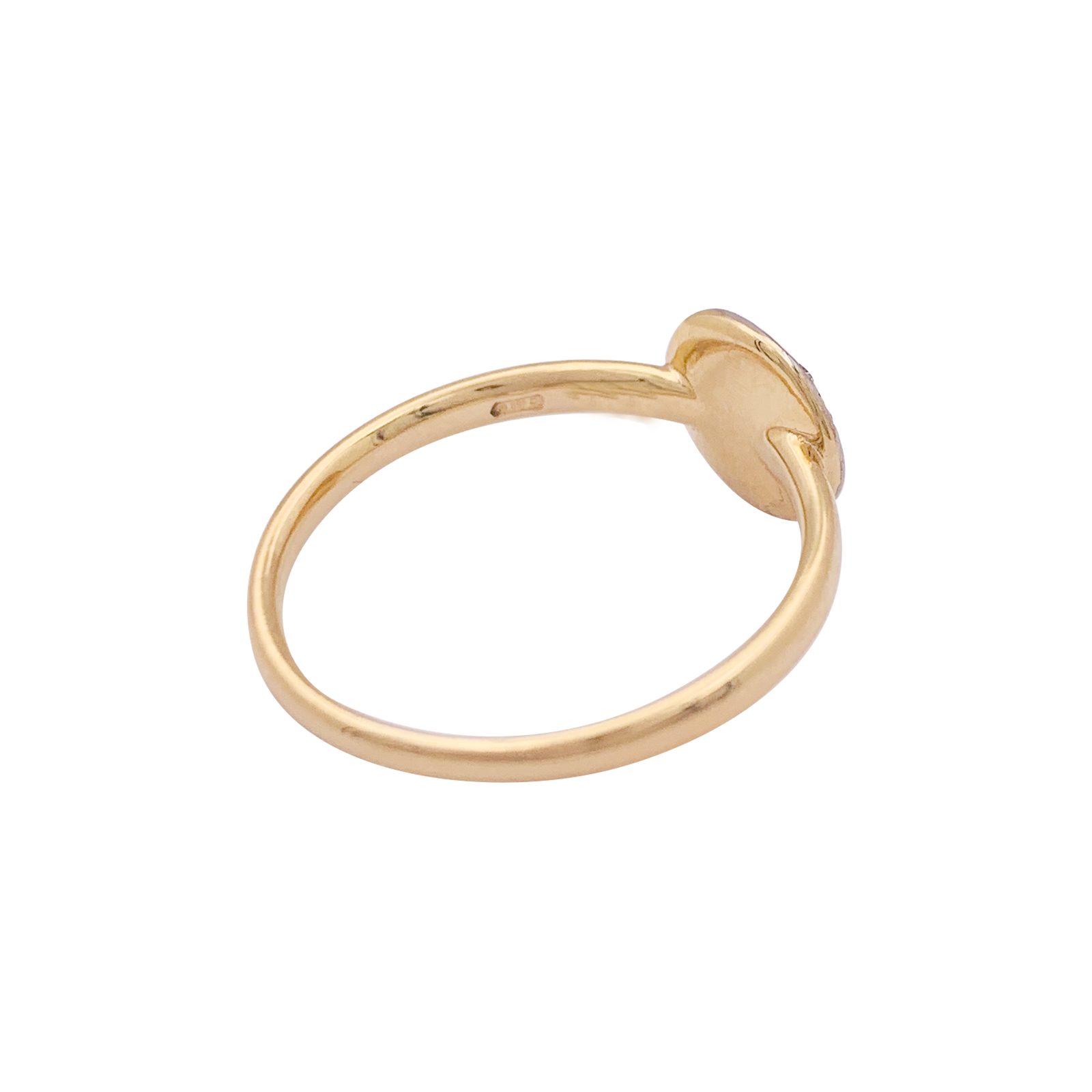 Pomellato "Sabbia" gold ring, diamonds.