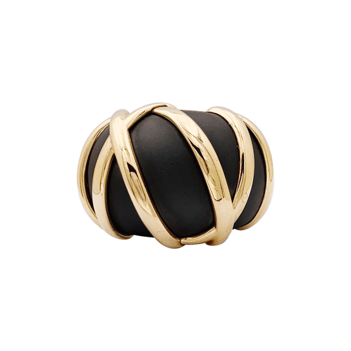 Bague Pomellato "Titanio" or rose, titane. - Maison Eloe