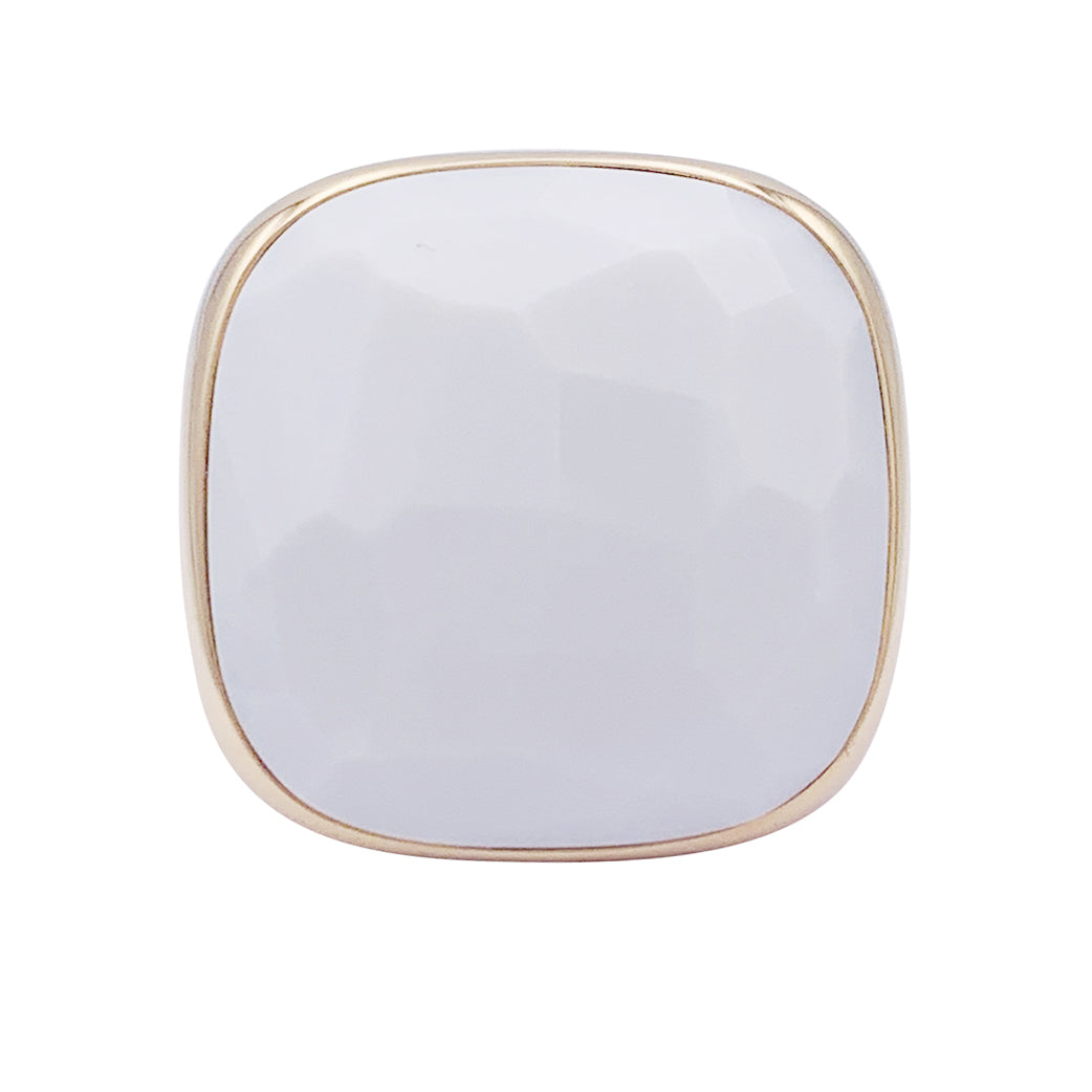 Pomellato, "Victoria" ring, pink gold, cacholong