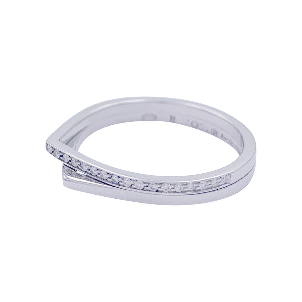 Repossi ring, "Antifer", white gold, diamonds.