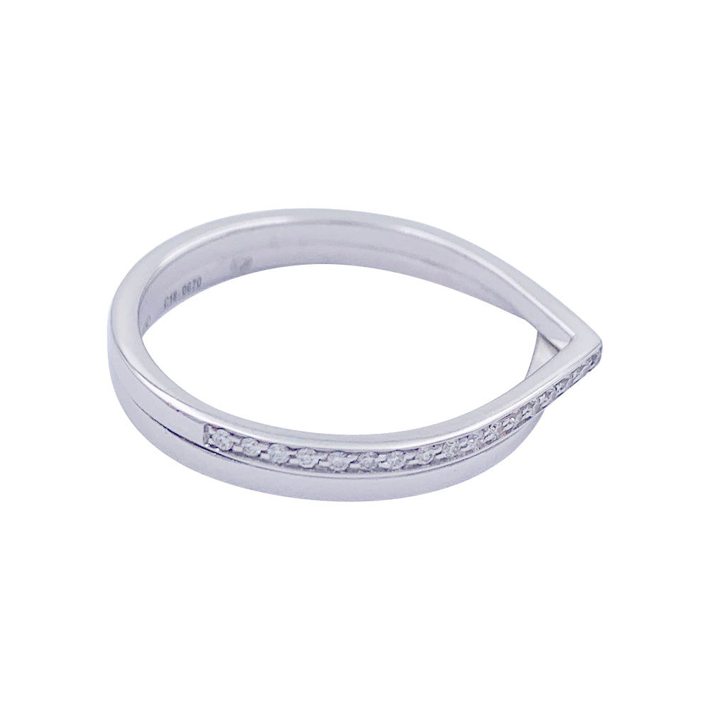 Repossi ring, "Antifer", white gold, diamonds.