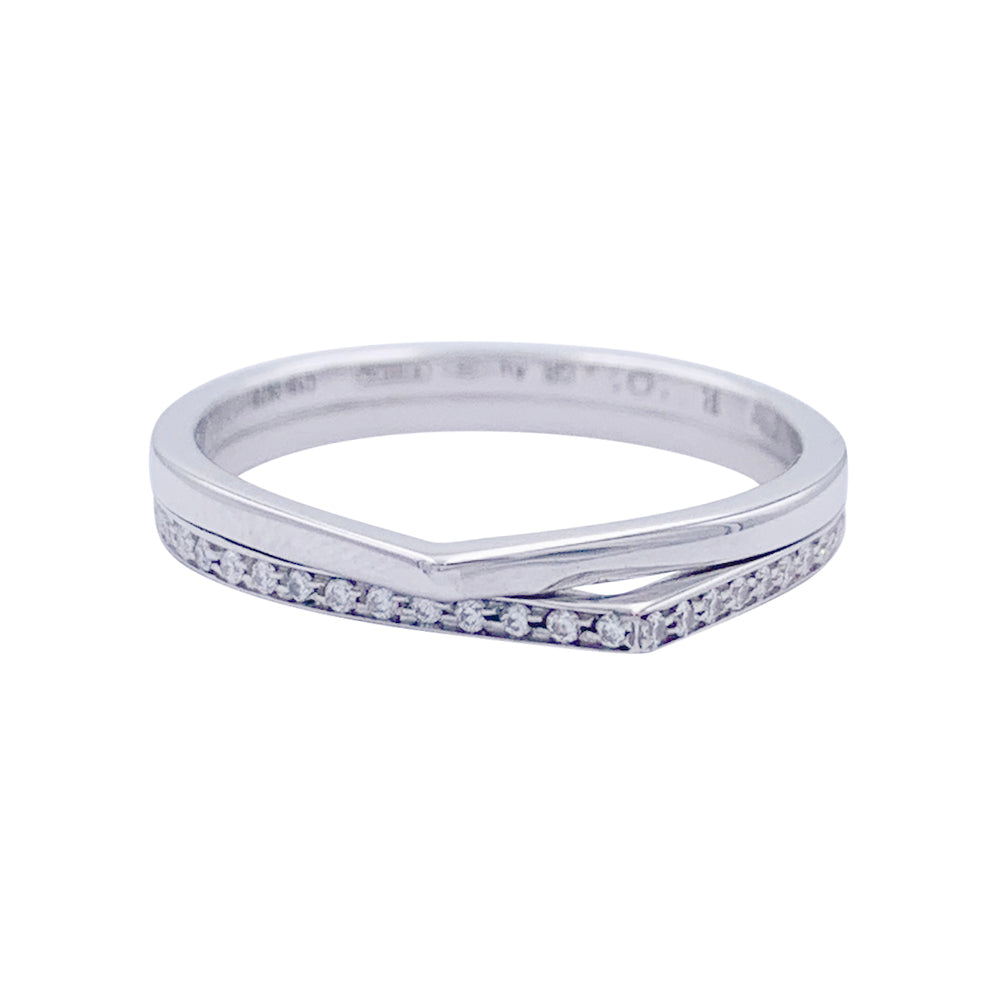 Bague Repossi, "Antifer", or blanc, diamants.