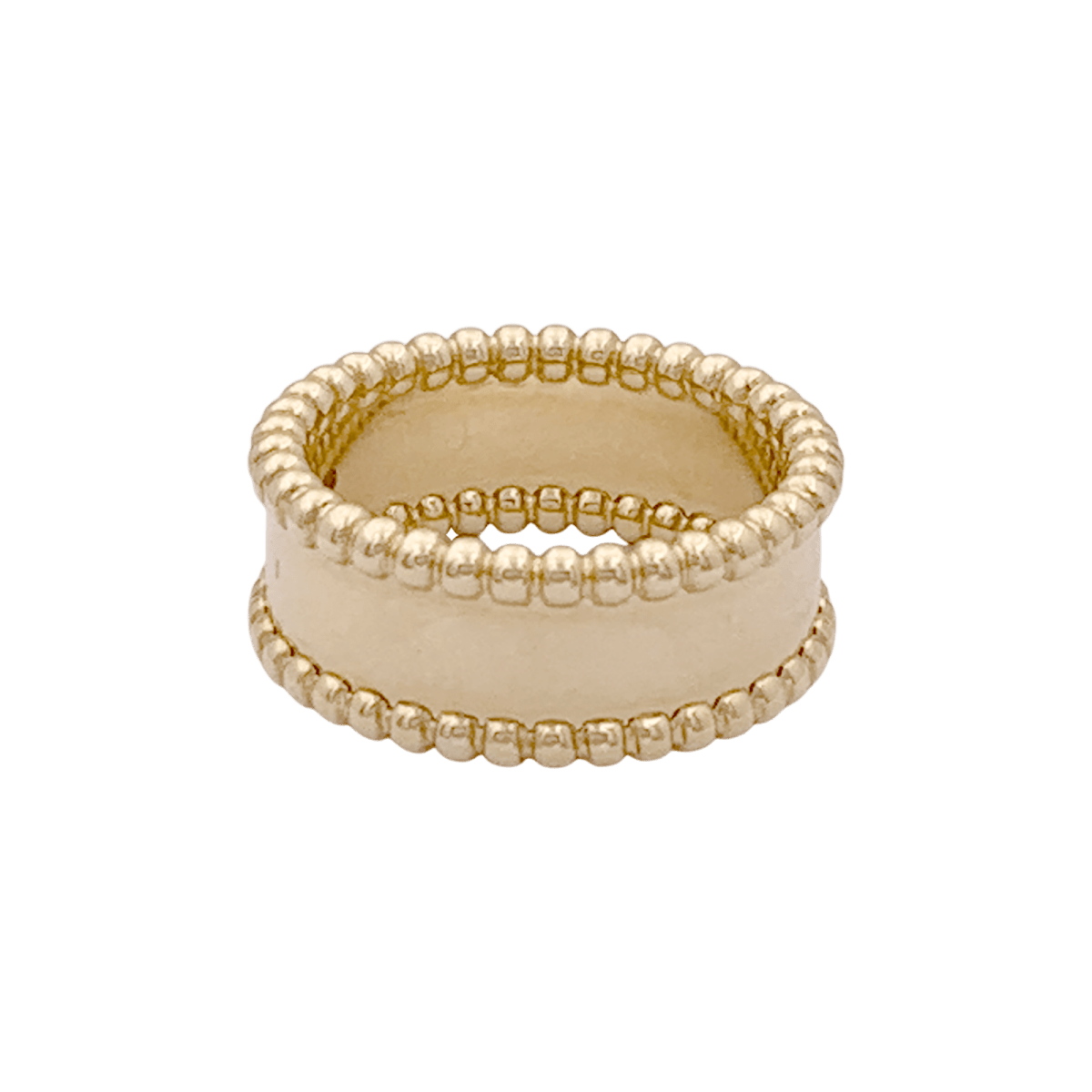 Bague Van Cleef & Arpels, "Perlée signature", or jaune. - Maison Eloe