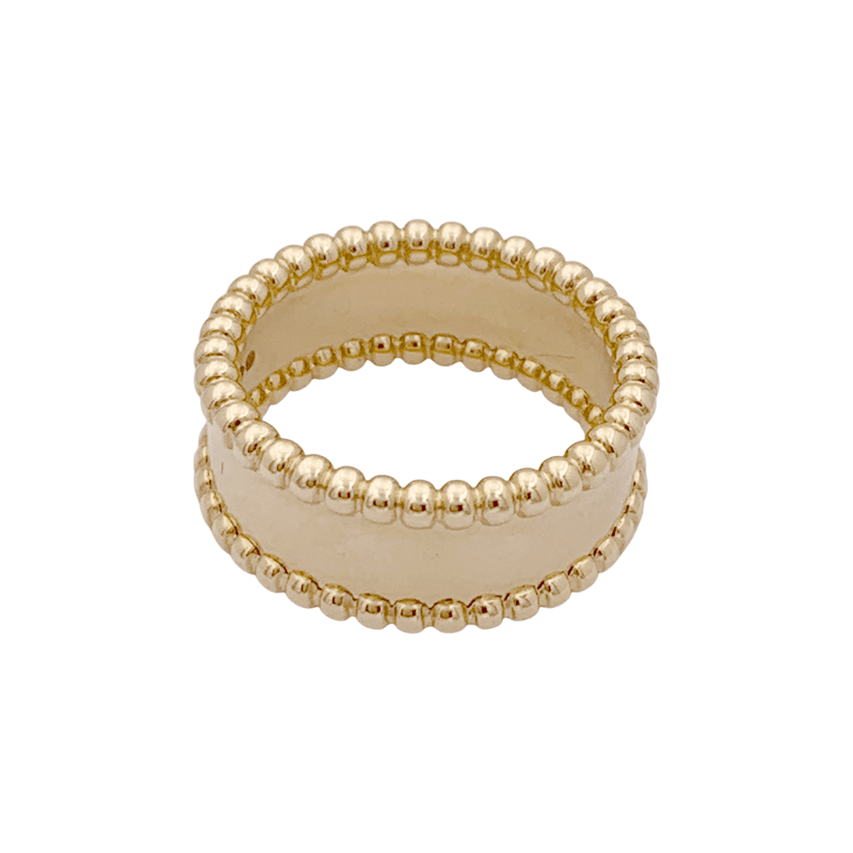 Bague Van Cleef & Arpels, "Perlée signature", or jaune. - Maison Eloe