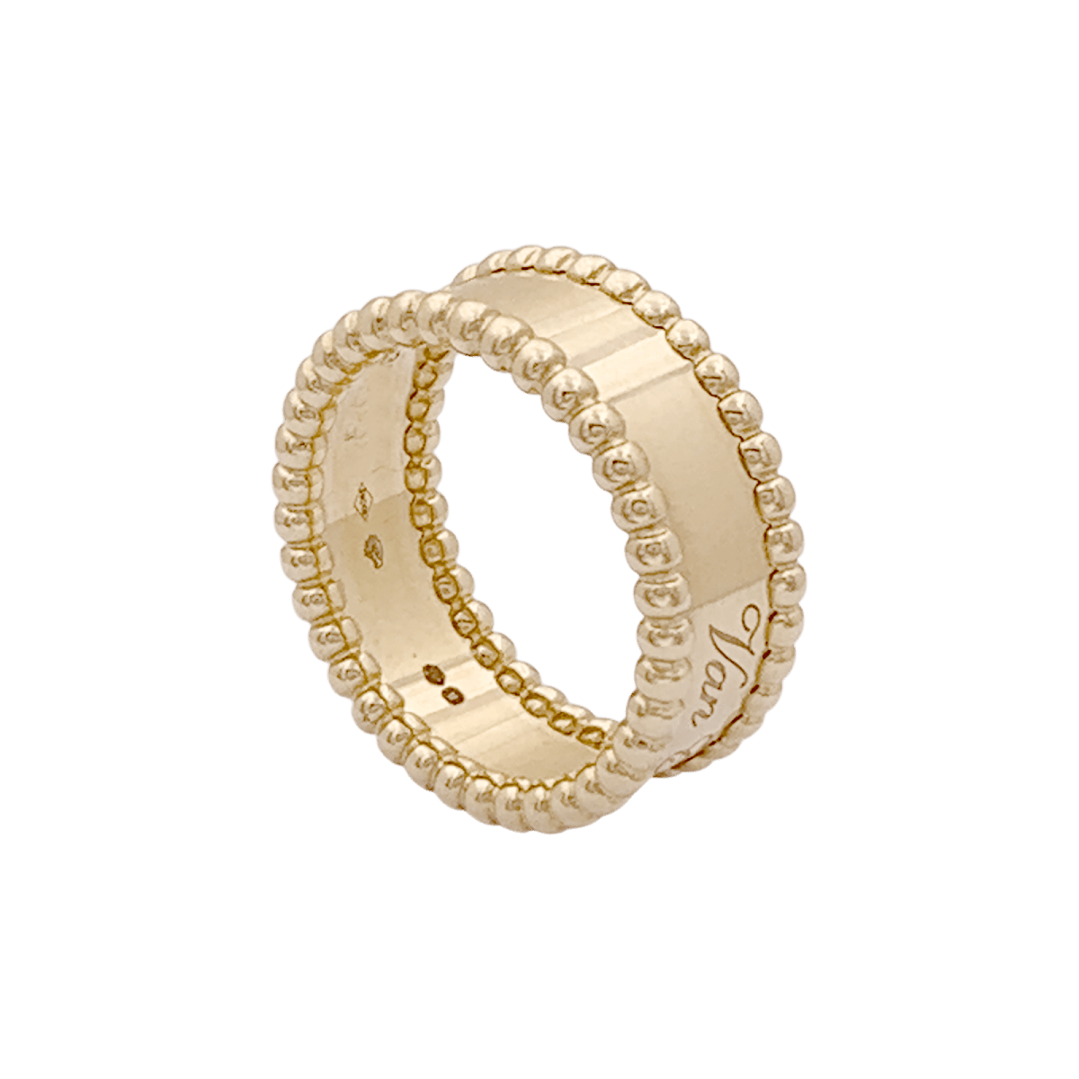 Bague Van Cleef & Arpels, "Perlée signature", or jaune. - Maison Eloe
