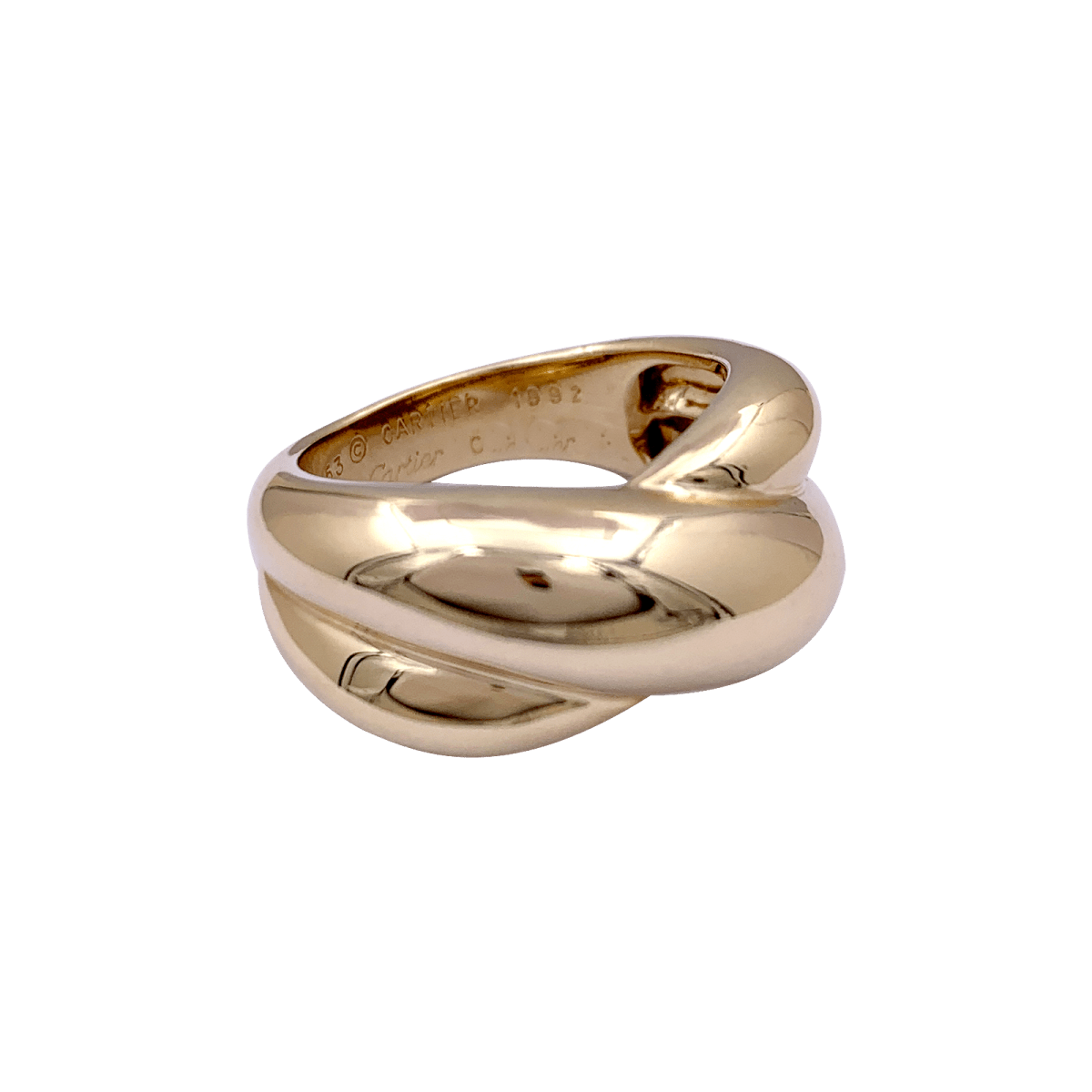 Bague vintage Cartier, "Colisée", or jaune. - Maison Eloe