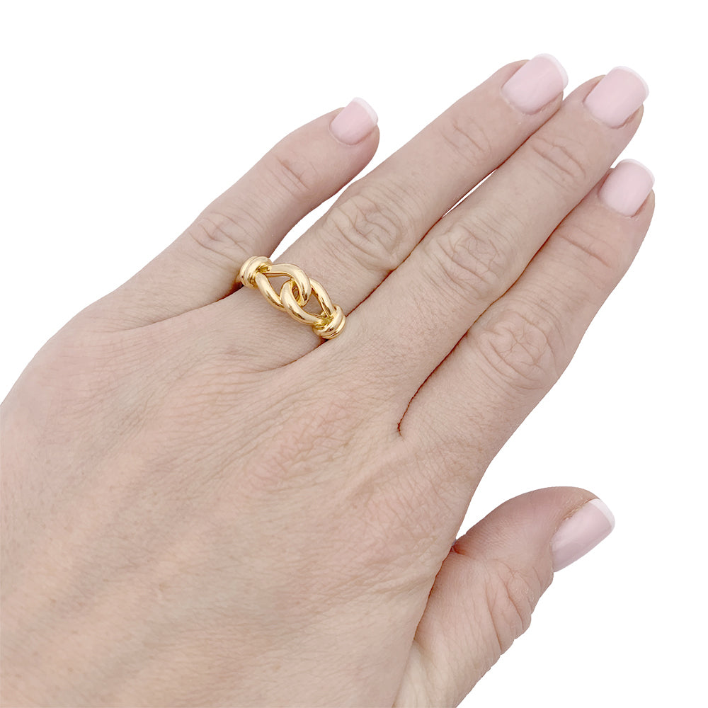 Vintage Chaumet ring, yellow gold.