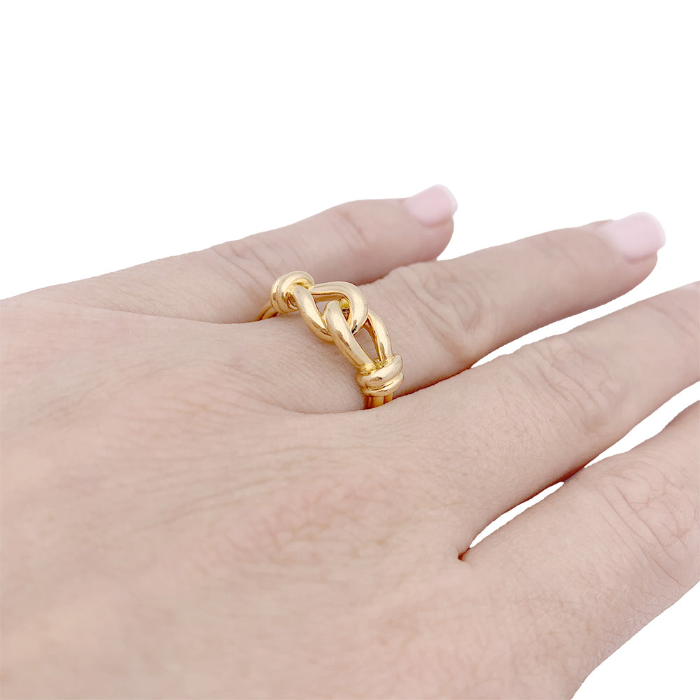 Vintage Chaumet ring, yellow gold.