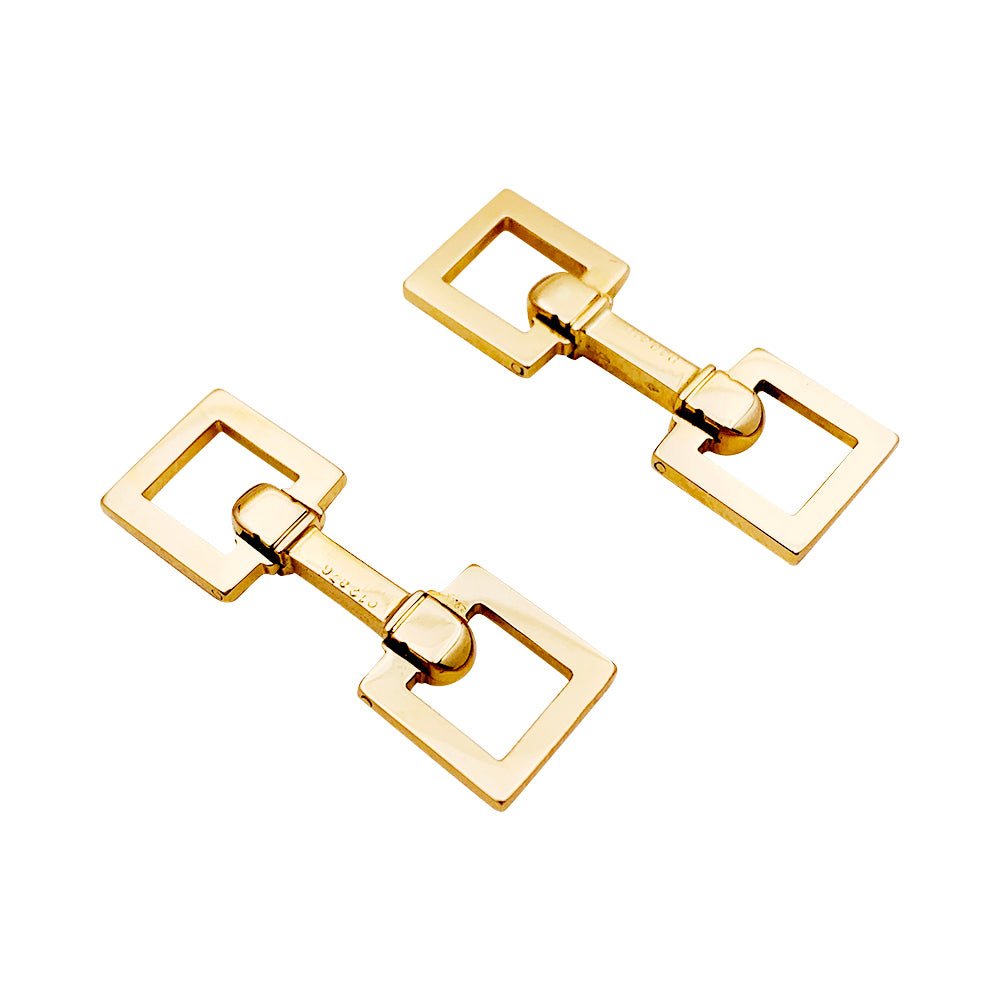 Boutons de manchette Cartier, or jaune. - Maison Eloe