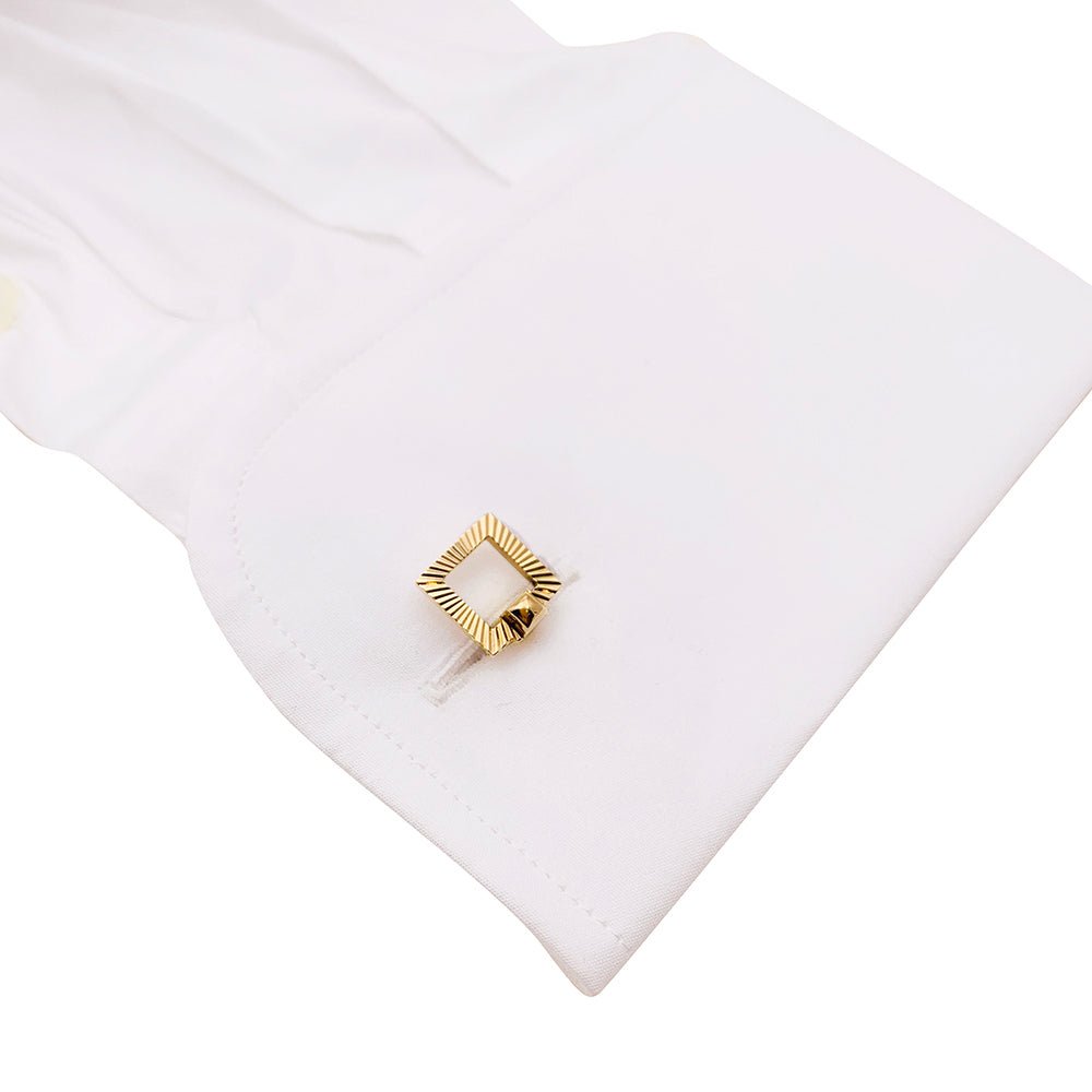 Boutons de manchette Cartier, or jaune. - Maison Eloe
