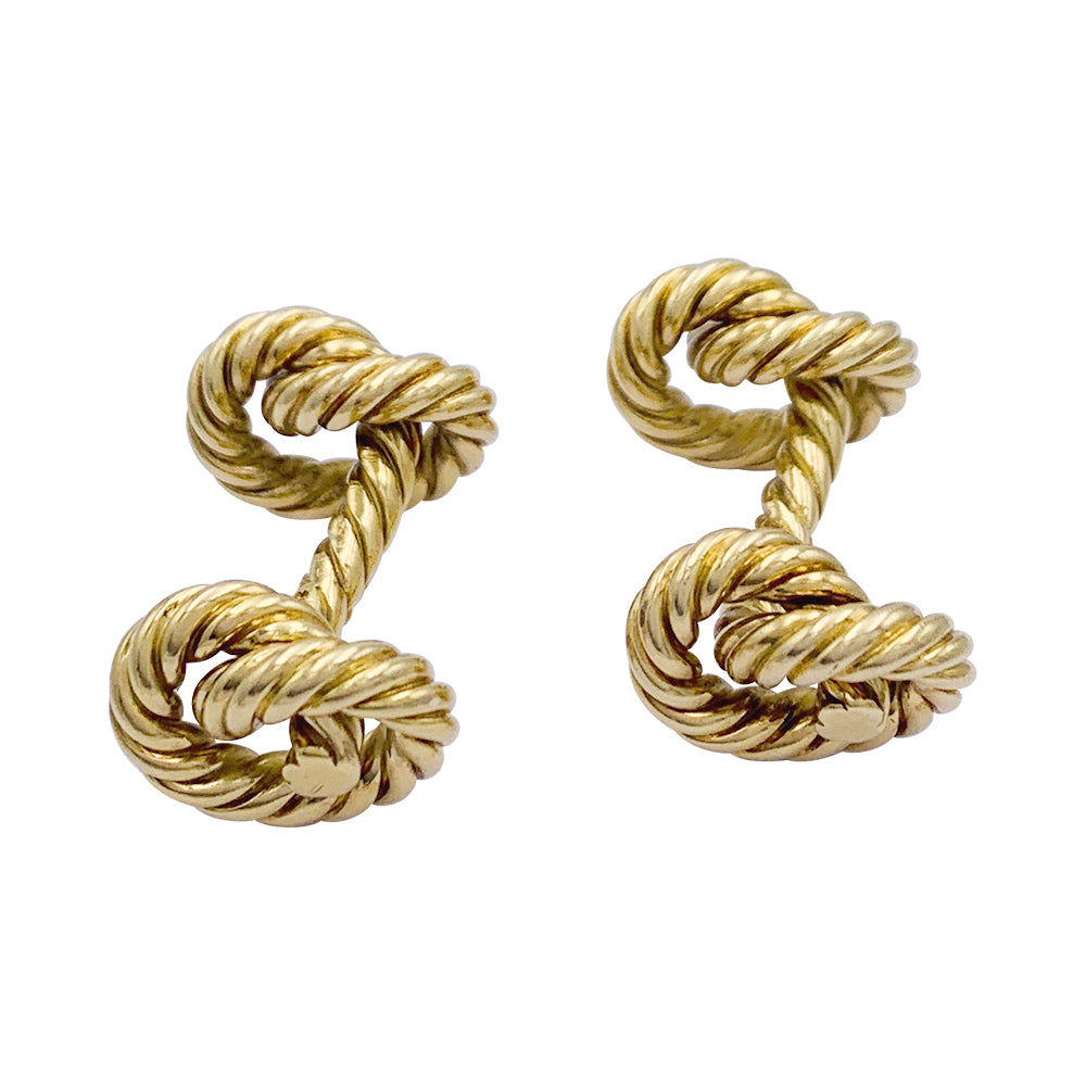 Hermès "Knots" cufflinks.