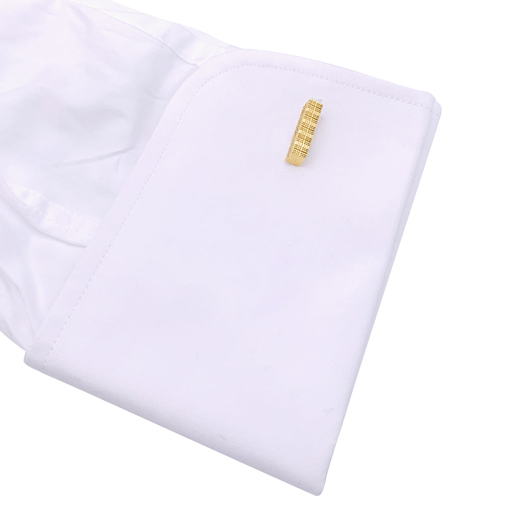 Hermès cufflinks, yellow gold.