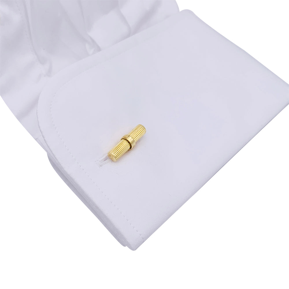 Van Cleef & Arpels cufflinks in yellow gold.