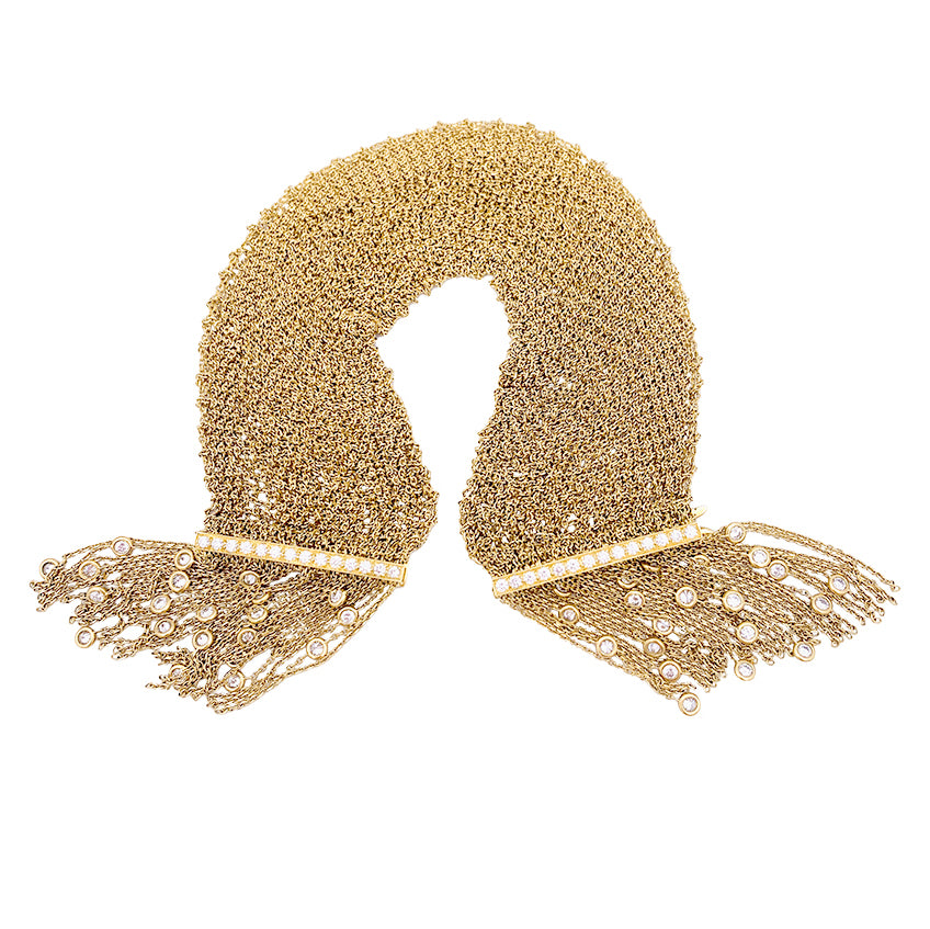 Bracelet Boucheron, "Delilah", or jaune, diamants.