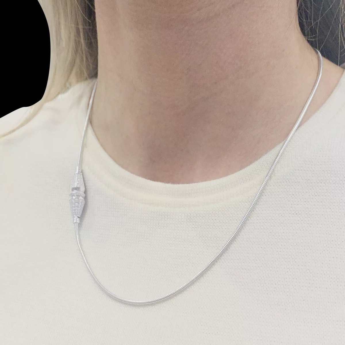Bracelet Boucheron "Jack de Boucheron" or blanc, diamants. - Maison Eloe