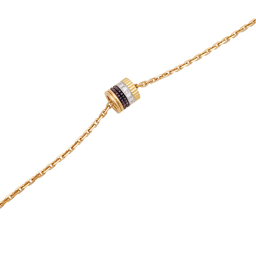 Bracelet Boucheron "Quatre Classique" trois ors, diamants.