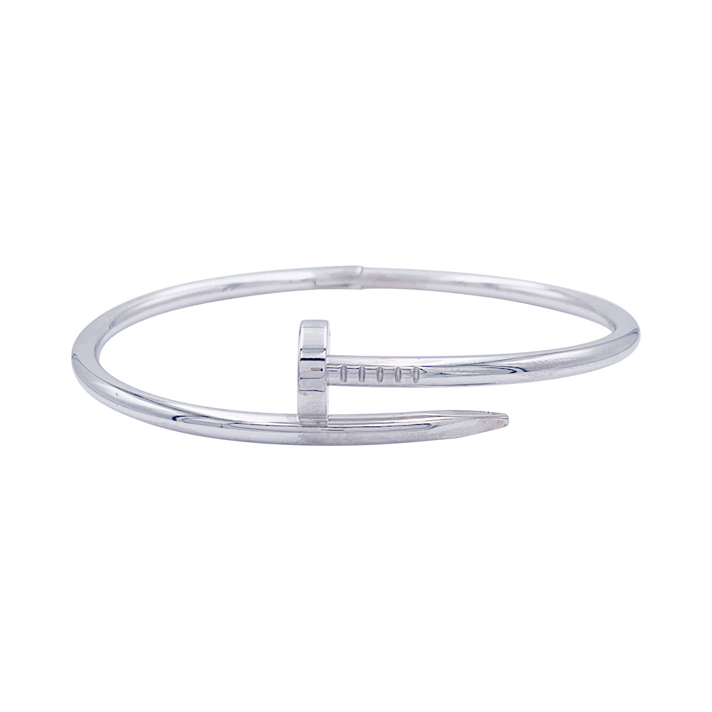 Bracelet Cartier, "Juste un clou", or blanc.