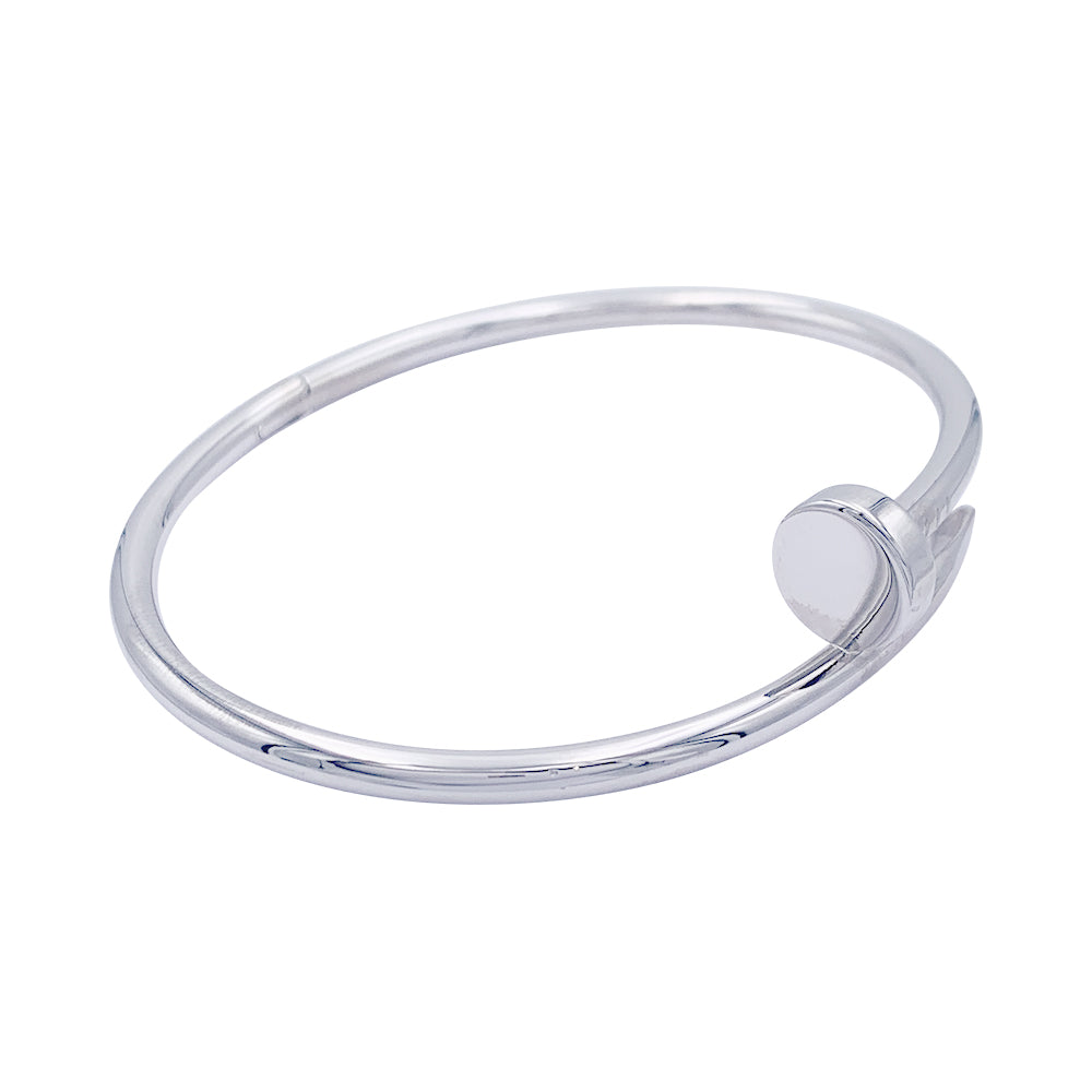 Cartier bracelet, "Just a nail", white gold.
