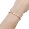 Bracelet Cartier, "Lignes Essentielles", or rose, diamants.