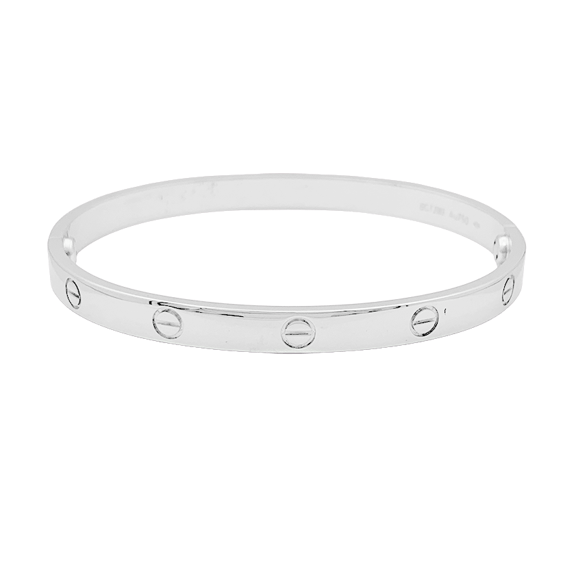 Bracelet Cartier "Love" or blanc. - Maison Eloe