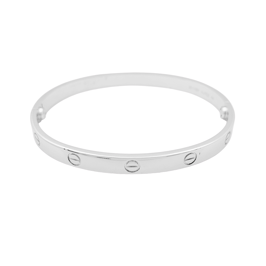 Bracelet Cartier "Love" or blanc.
