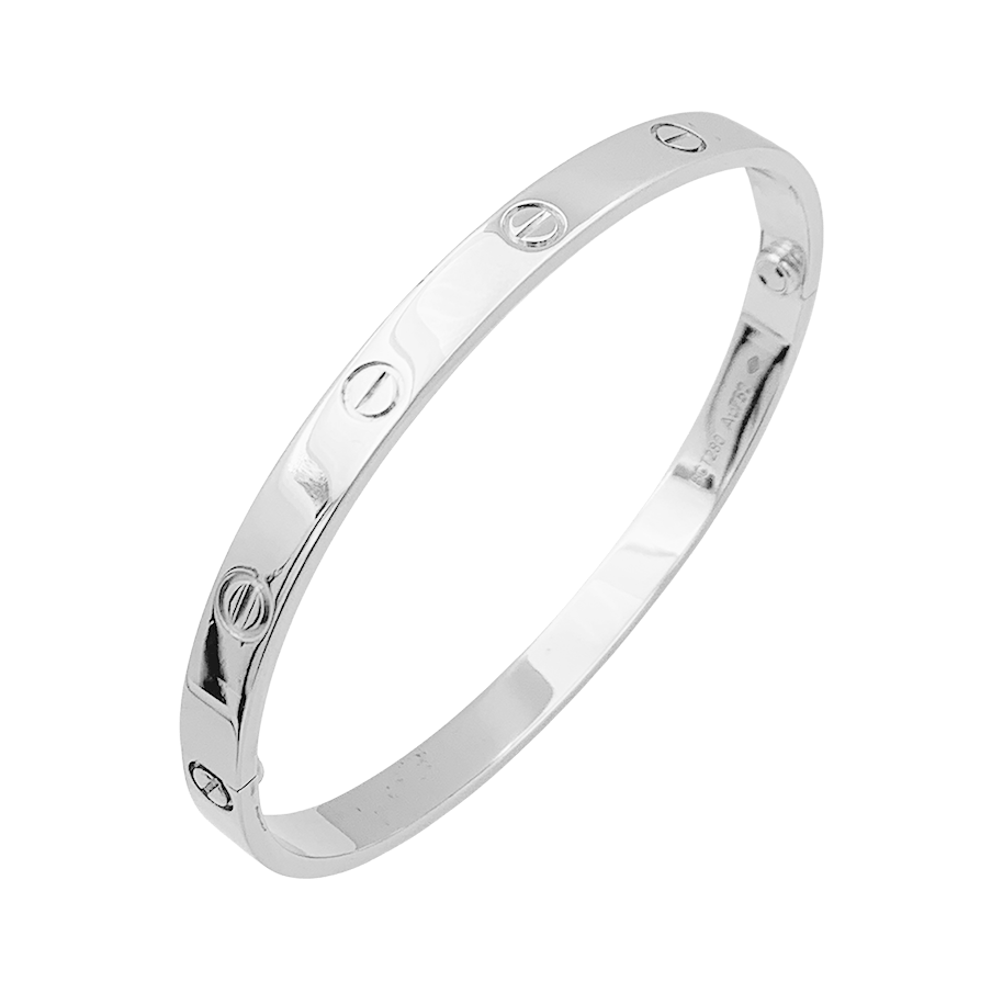 Bracelet Cartier "Love" or blanc. - Maison Eloe