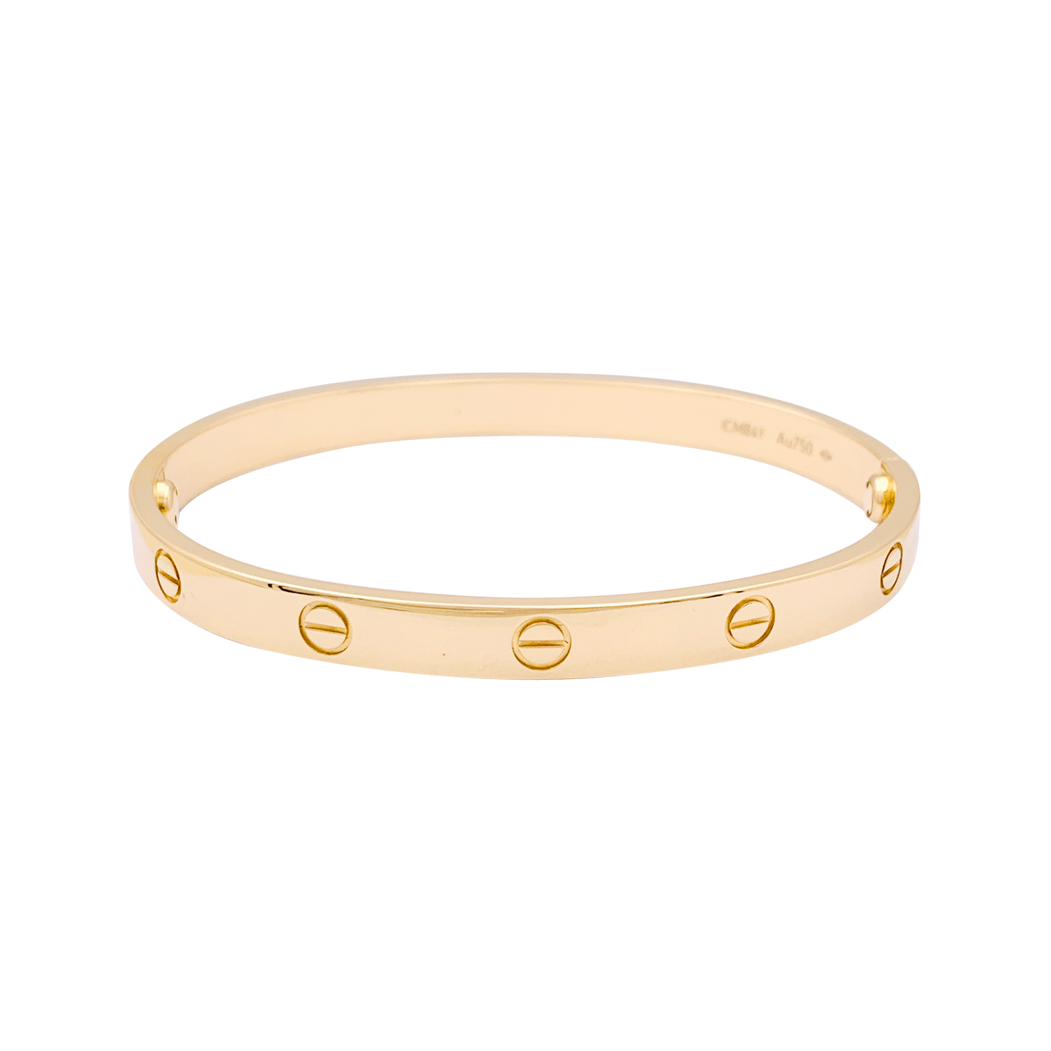Bracelet Cartier, "Love", or jaune.