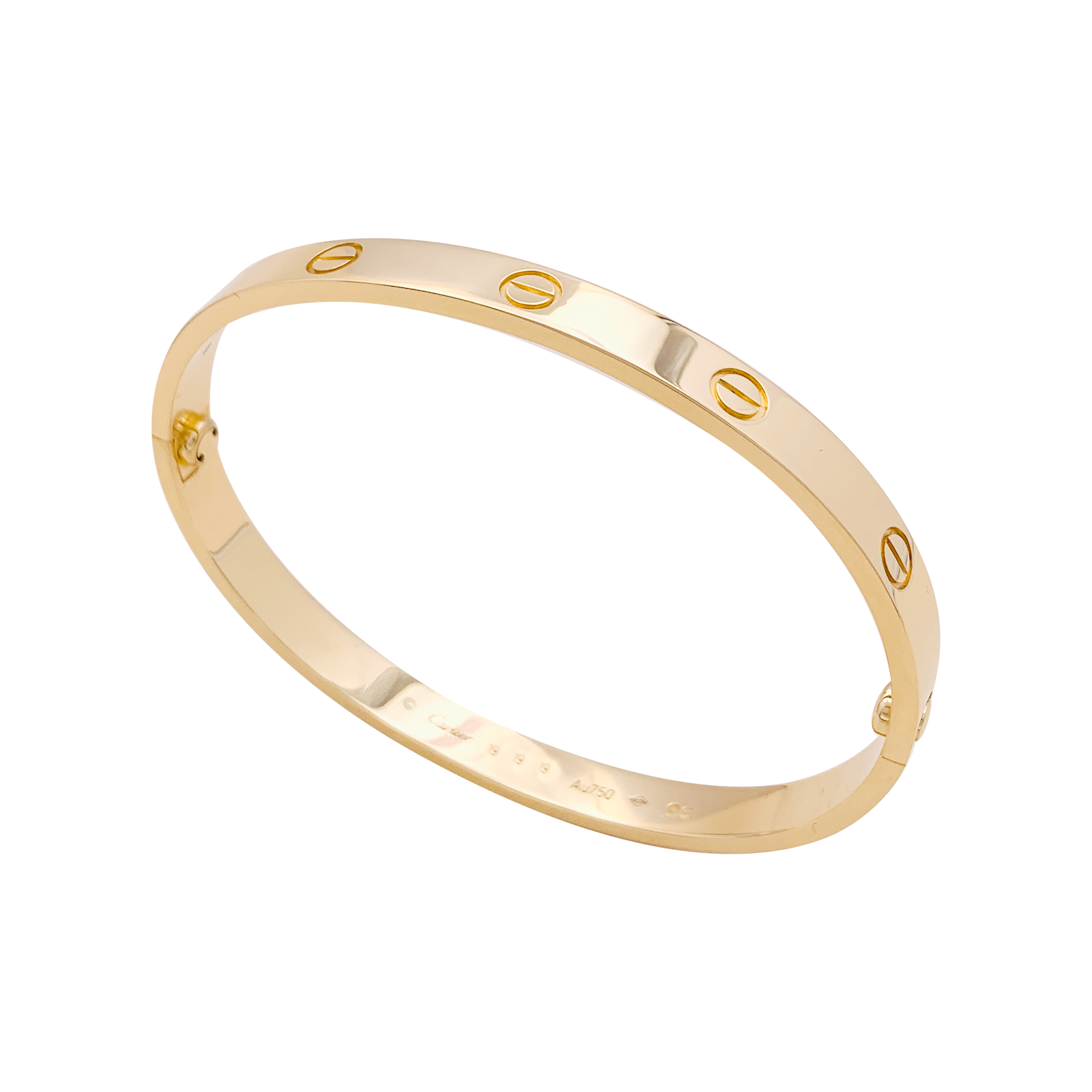 Bracelet Cartier, "Love", or jaune.