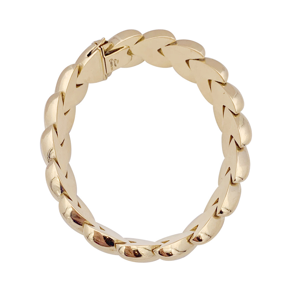 Cartier "Tresse" bracelet in yellow gold.