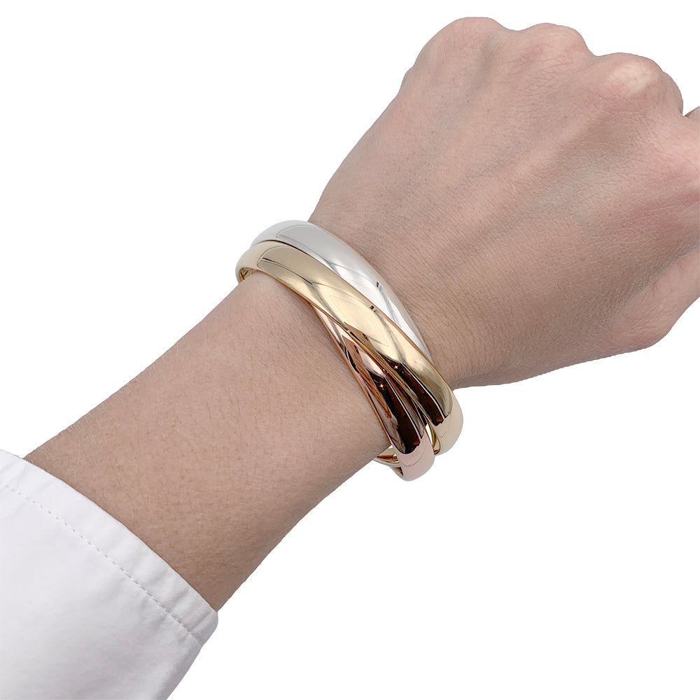 Cartier bracelet, "Trinity", 3 tones of gold.