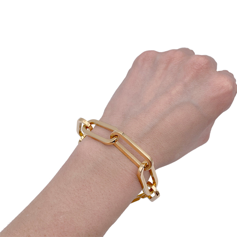 Dinh Van bracelet, "Maillon", yellow gold.
