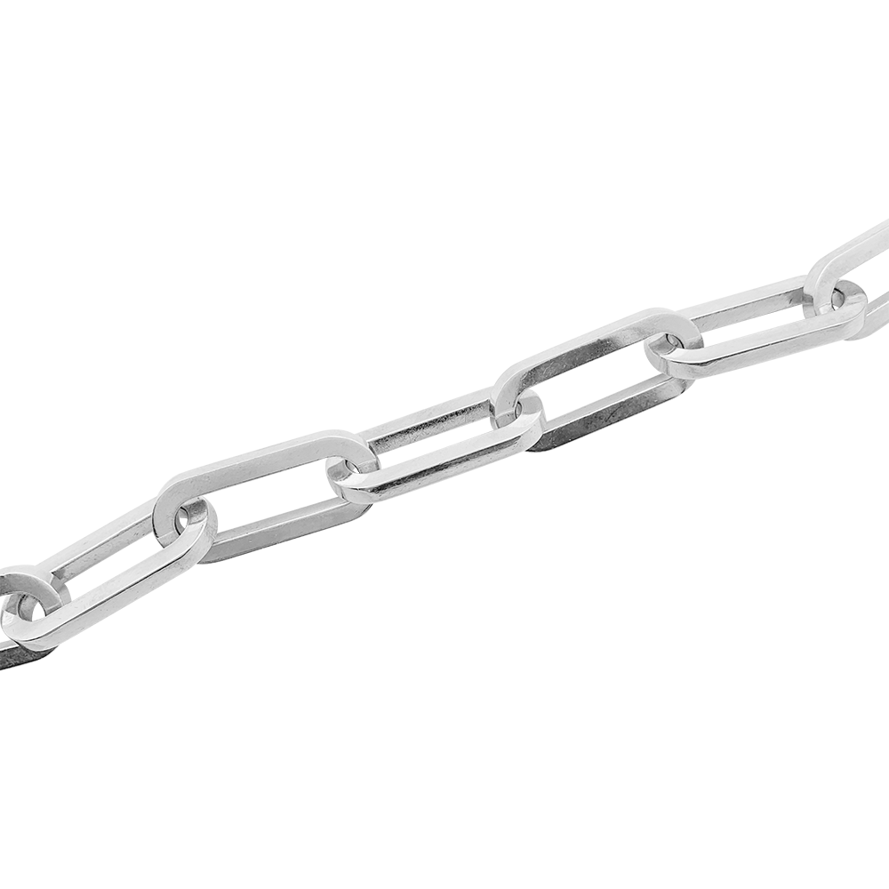 Bracelet Dinh Van, "Maillon XL" argent.