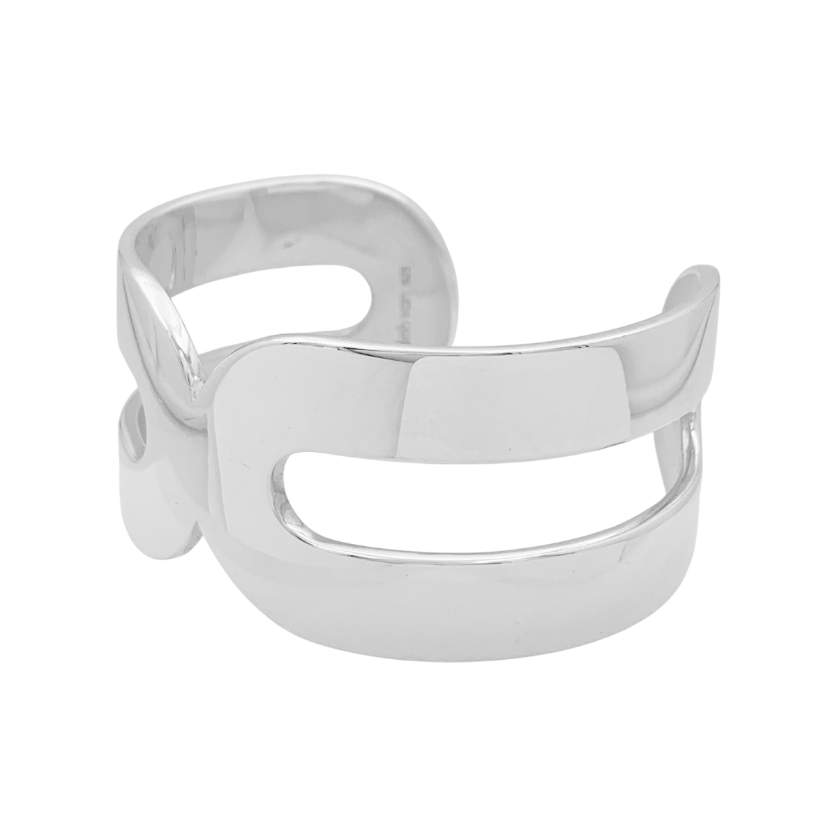 Bracelet Dinh Van, "Maillon XL", argent. - Maison Eloe