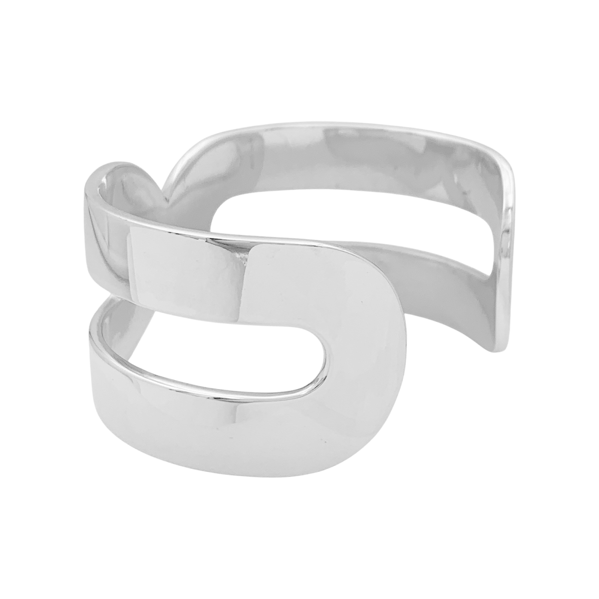 Bracelet Dinh Van, "Maillon XL", argent. - Maison Eloe